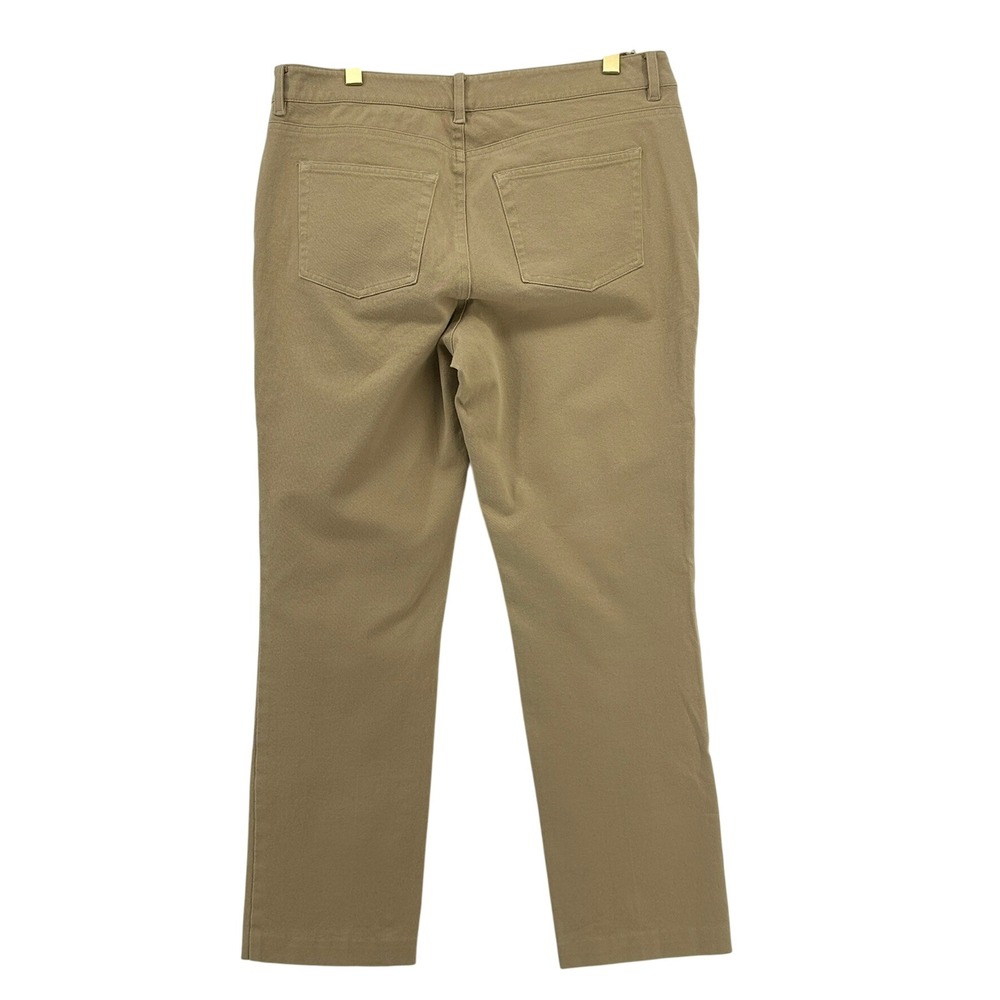 Lauren Ralph Lauren Women's Tan Straight Leg Chinos Pants Size‎ 10 - Picture 3 of 12